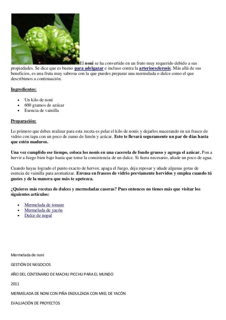 Noni para adelgazar capsulas dolce